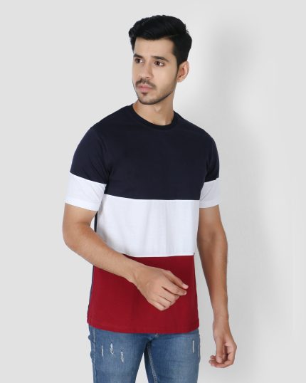 Blue White Red Trio Men's T-Shirt