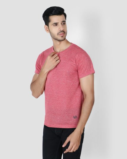 Cotton Melange Half Sleeve T-Shirt