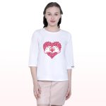 Hearts Long Sleeve Women's T-Shirt