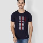 Wesdian Good Things Printed Round Half Men's T-Shirt