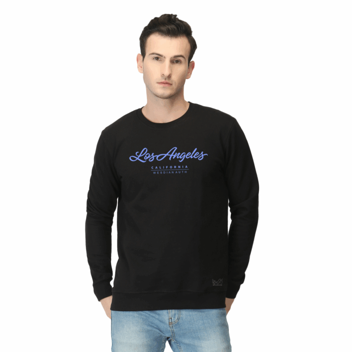 Los Angeles Round Cotton Sweatshirt - Image 1
