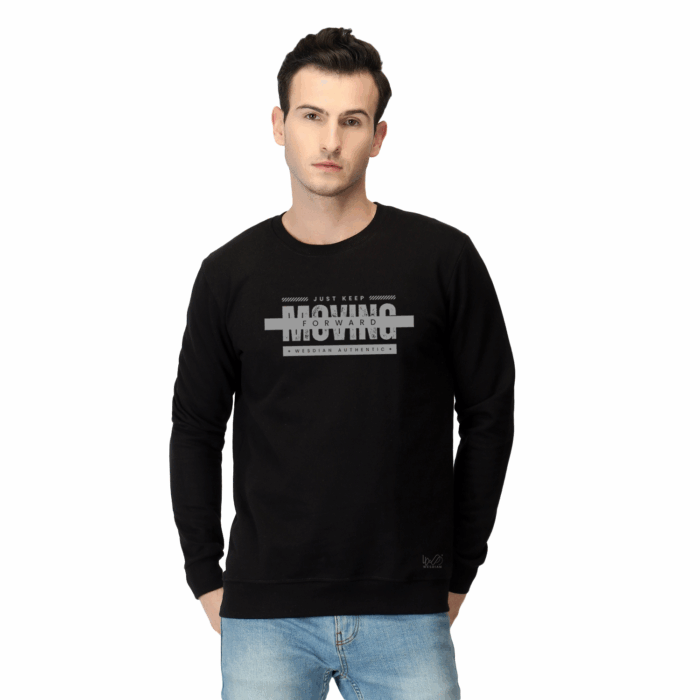 Moving Round Cotton Sweatshirt - Image 1
