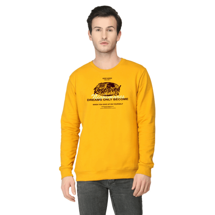 Reservved Round Cotton Sweatshirt - Image 1
